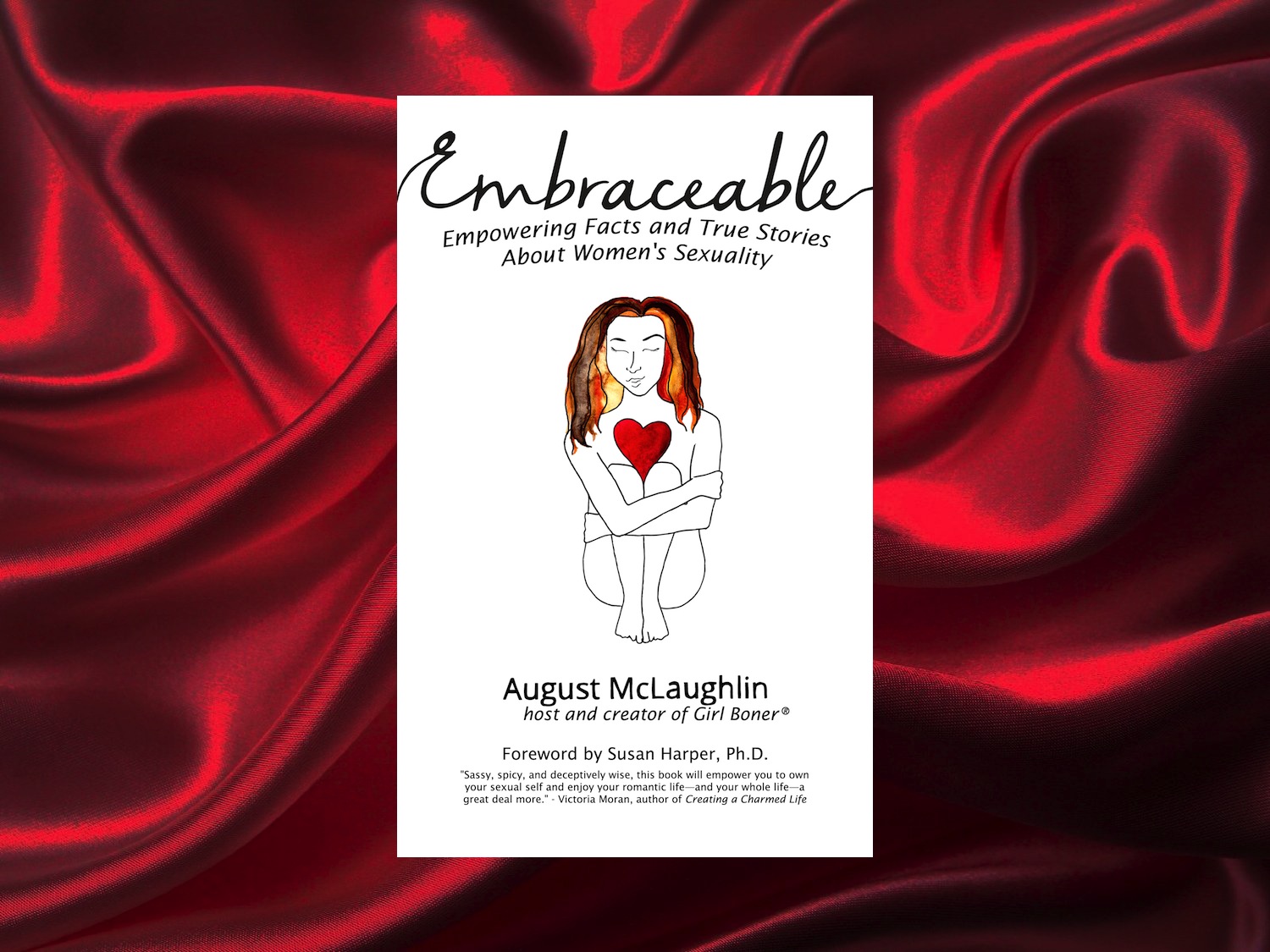Embraceable book cover red