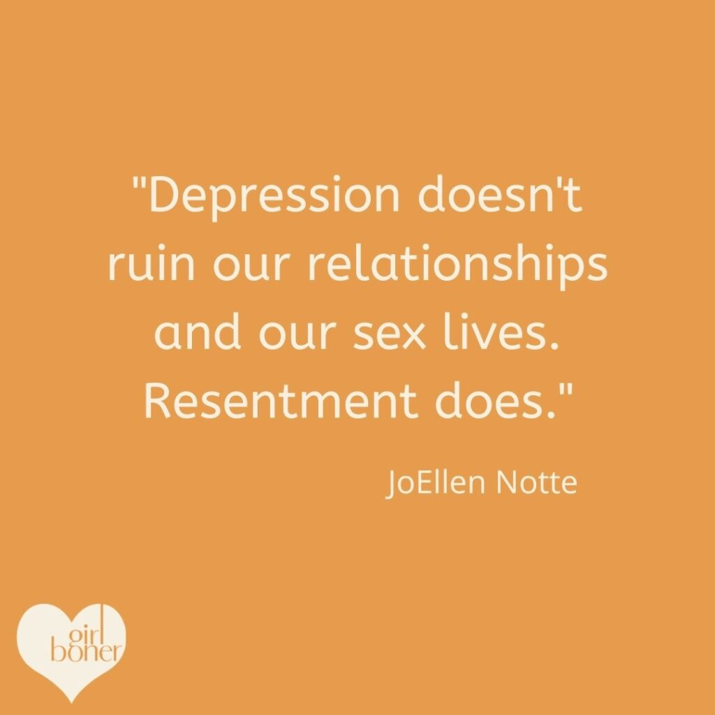 sex depression quote
